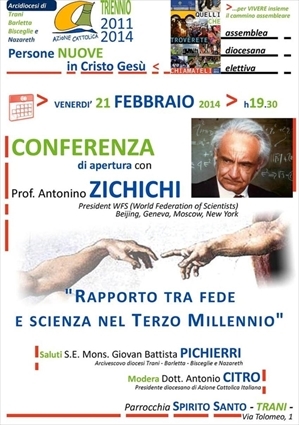 CONFERENZA CON IL PROF. ZICHICHI